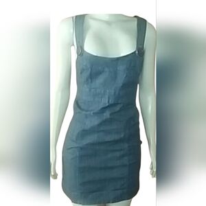 Denim jump dress. Dark blue American rag. NWT